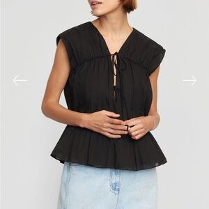 Modern Citizen Neha Tie-Front Tiered Top